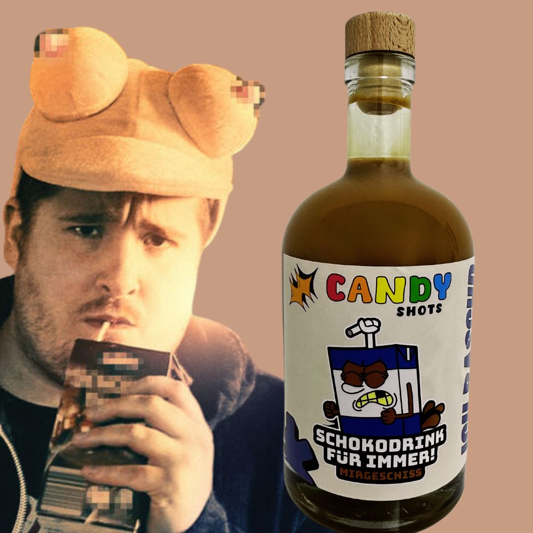 Schokodrink Likör 🍫 CANDYSHOTS feat. Mir Geschiss Schoko Sahnelikör